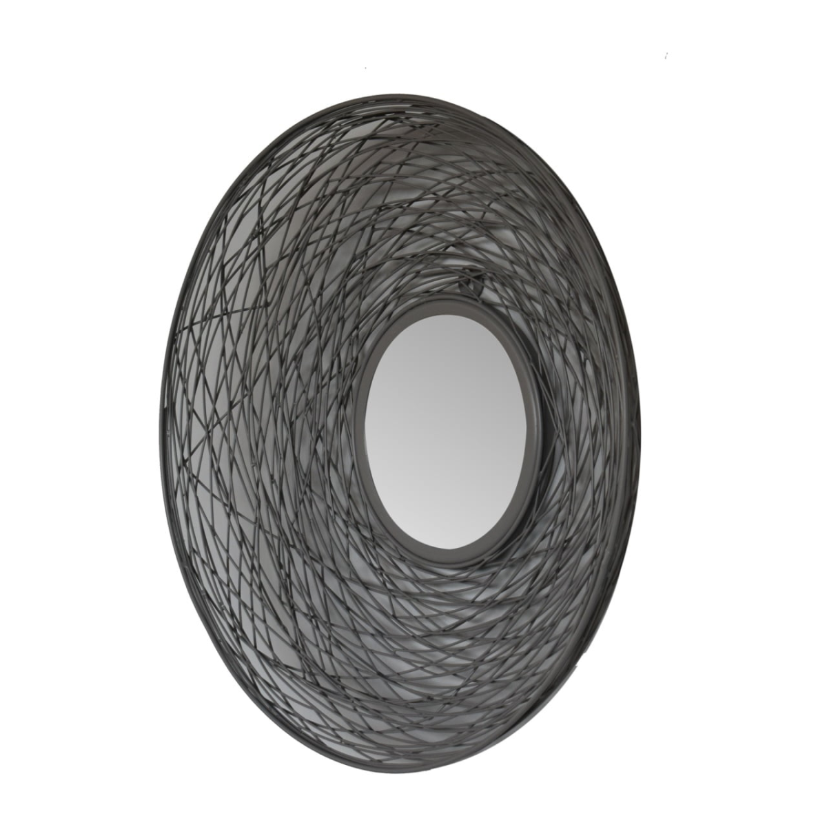 Artisan Furniture Wall Decor - Round Nested Mirror, Grey