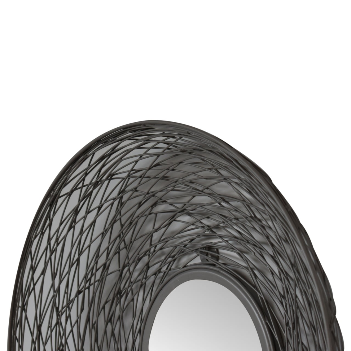 Artisan Furniture Wall Decor - Round Nested Mirror, Grey