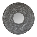 Artisan Furniture Wall Decor - Round Nested Mirror, Grey