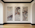 Rose Gold Marble Watercolour Tapestry